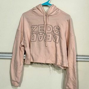 Zeds Dead crop hoody